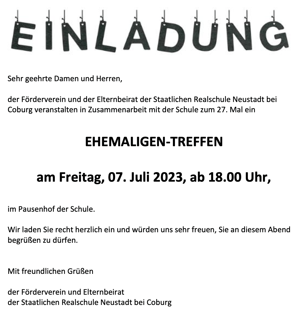 Ehemaligentreffen